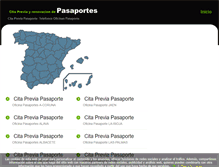 Tablet Screenshot of citapreviapasaporte.org